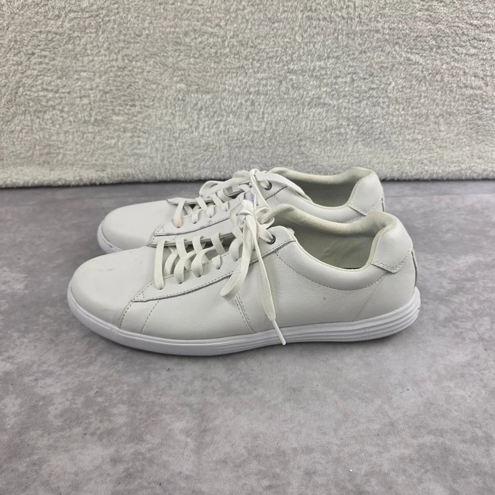 Cole Haan Grand Crosscourt II Mens White Leather Sneakers C32501 Size 10M